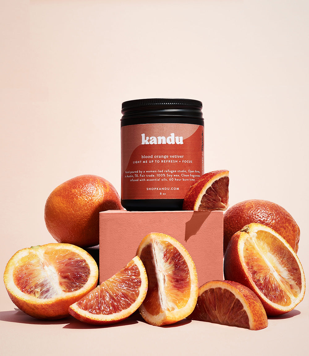 Blood Orange Vetiver 8oz Candle