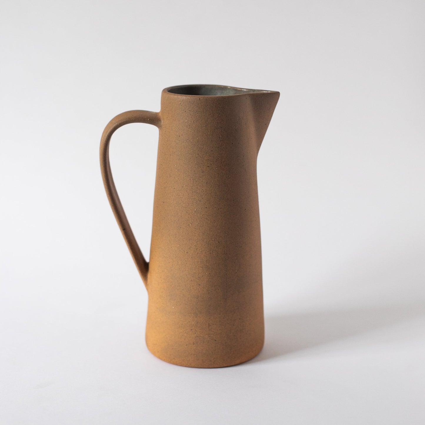 Tall Ceramic Pitcher – Handcrafted Clay