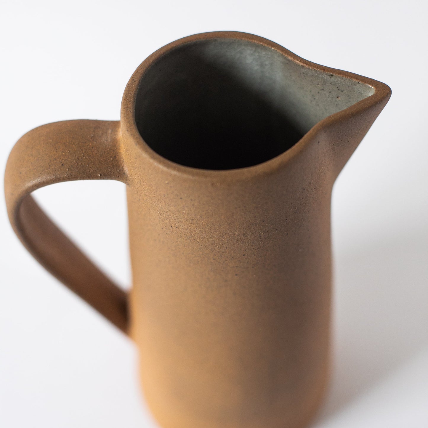 Tall Ceramic Pitcher – Handcrafted Clay