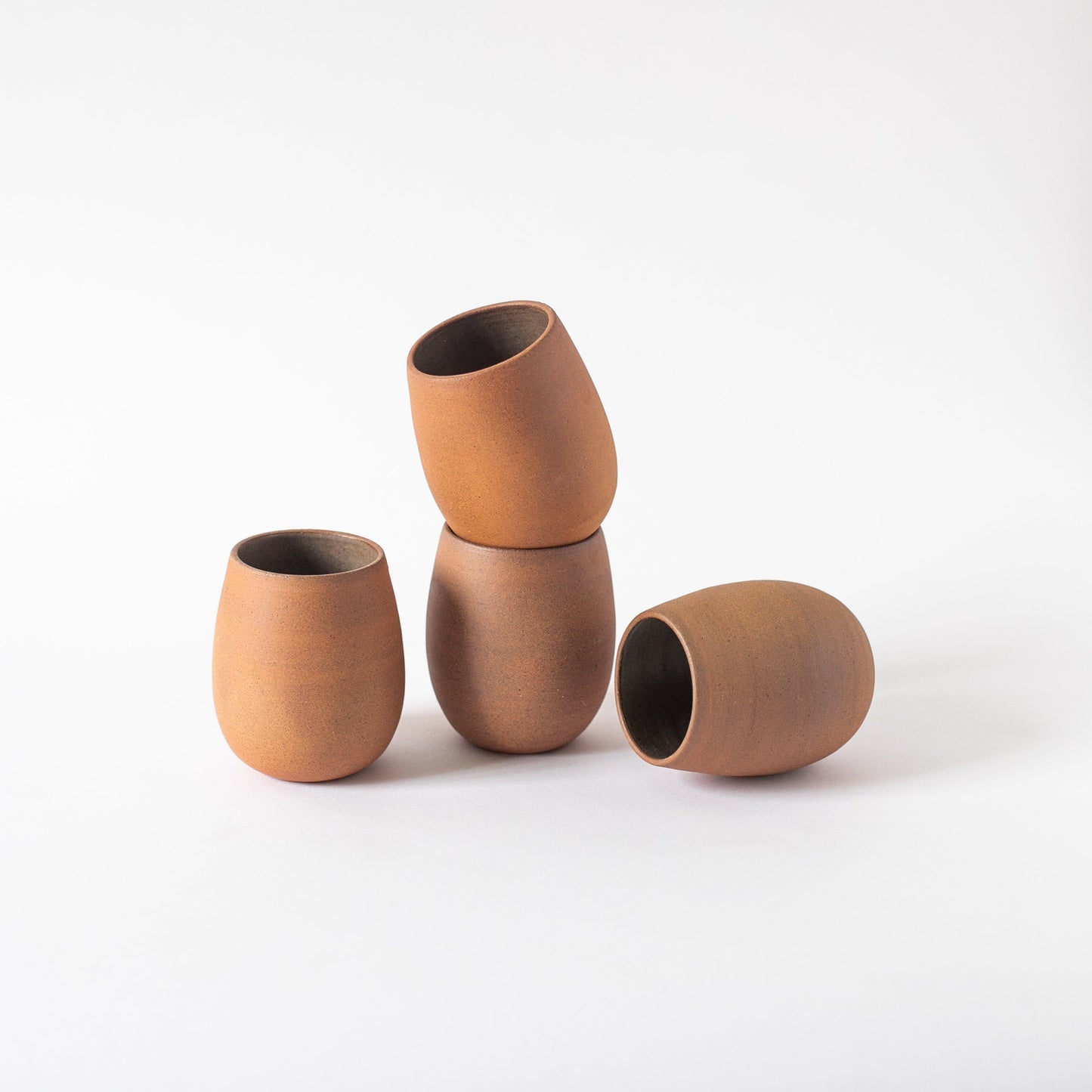 Bola Ceramic Cup – Handcrafted Natural Clay
