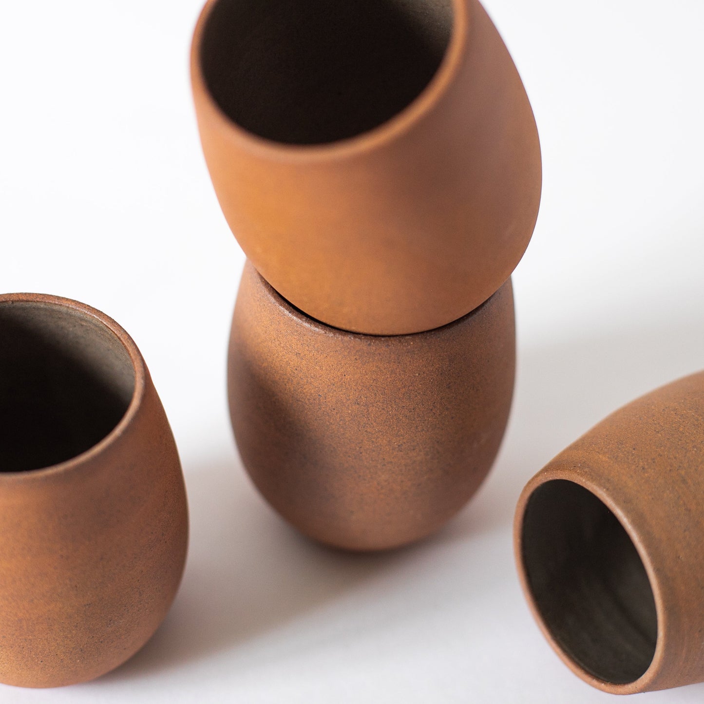 Bola Ceramic Cup – Handcrafted Natural Clay