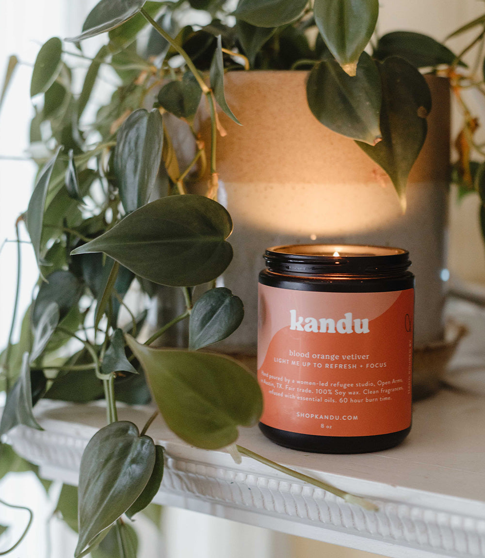 Blood Orange Vetiver 8oz Candle