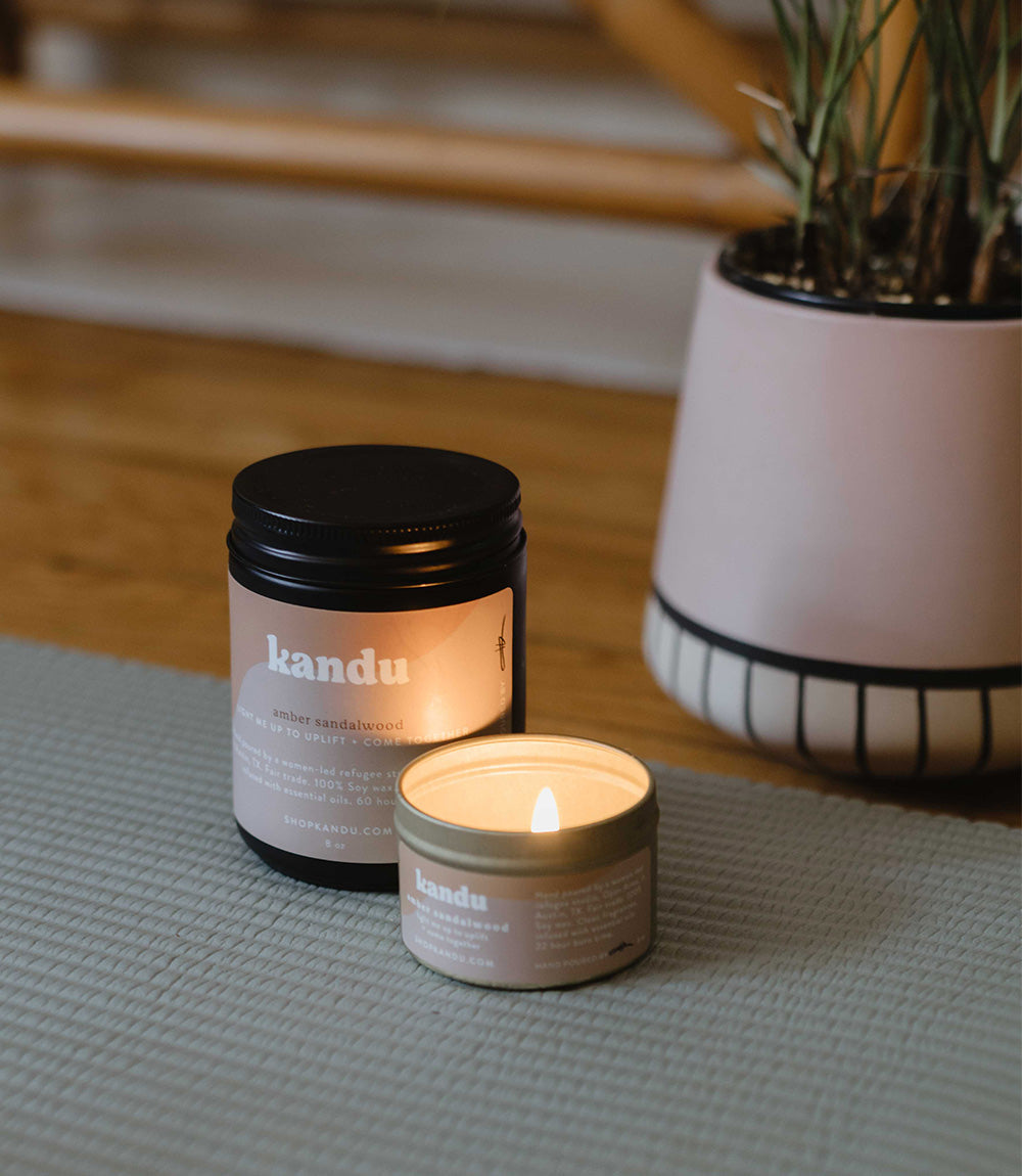 Amber Sandalwood 3oz Candle