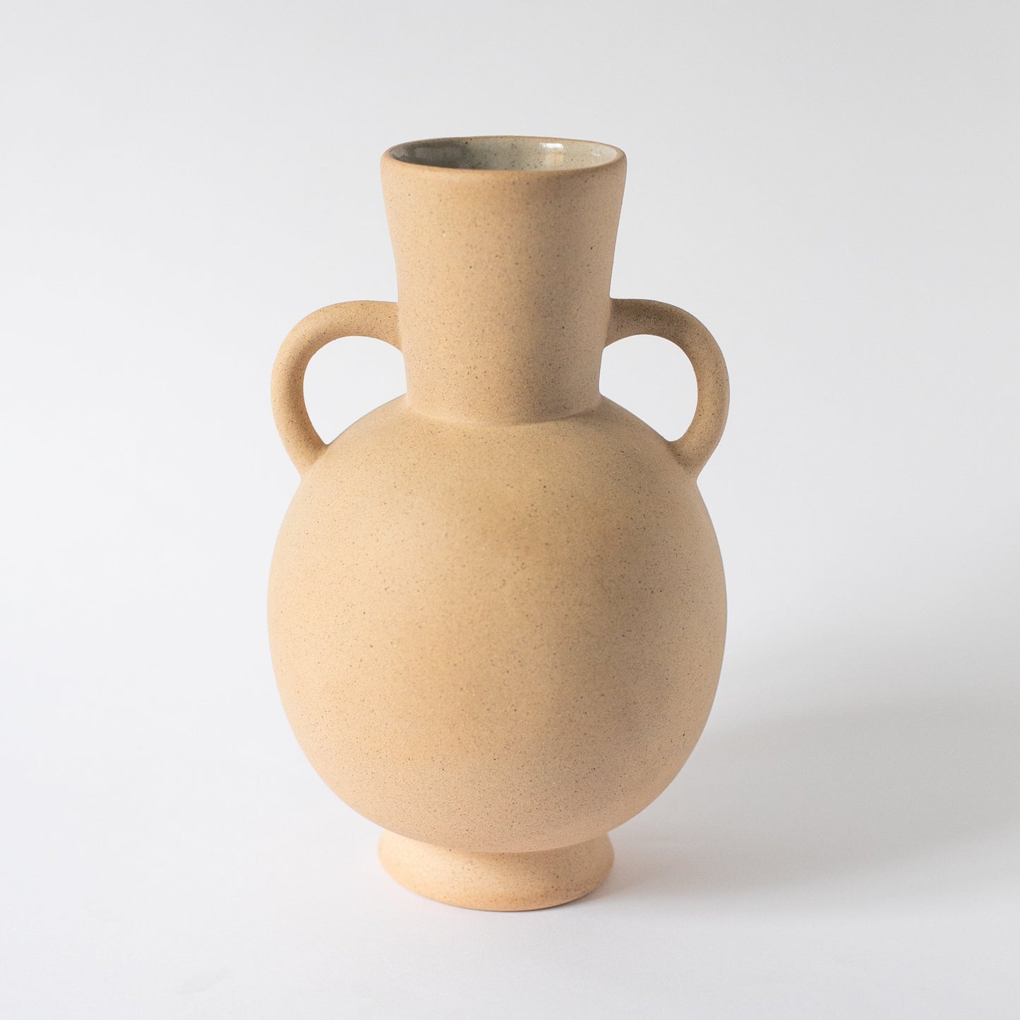 Tirreno Ceramic Vase – Handcrafted Natural Clay