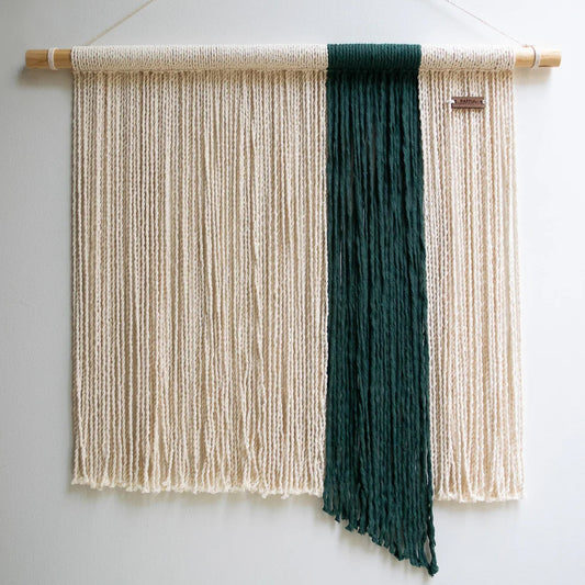 Textile Wall Hanging – Green Movement Tapestry